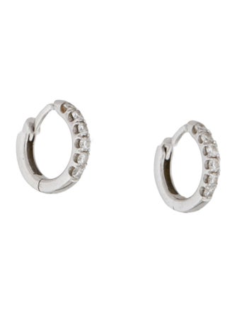 Bony Levy 18K Diamond Audrey Huggie Earrings