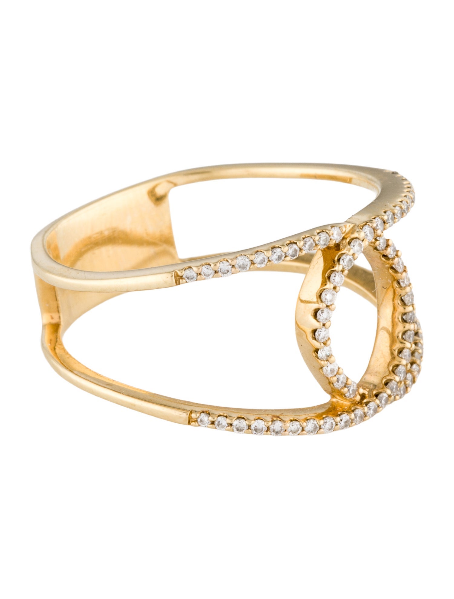 Bony Levy 18K Diamond Knot Cocktail Ring