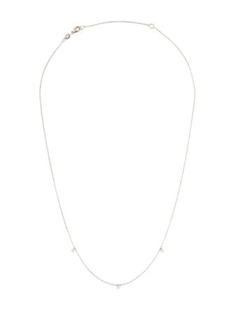 Bony Levy 18K Diamond 3 Station Necklace