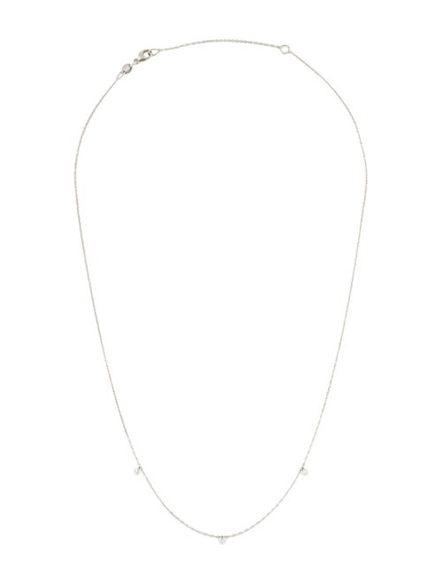 Bony Levy 18K Diamond 3 Station Necklace