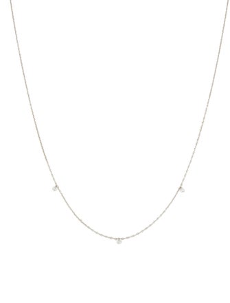 Bony Levy 18K Diamond 3 Station Necklace