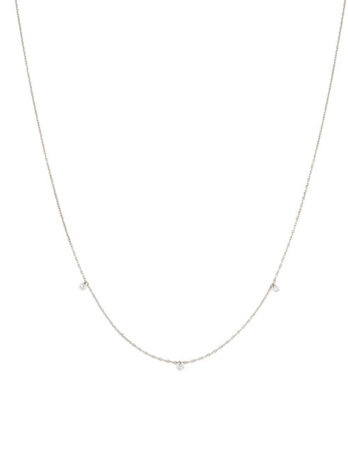 Bony Levy 18K Diamond 3 Station Necklace