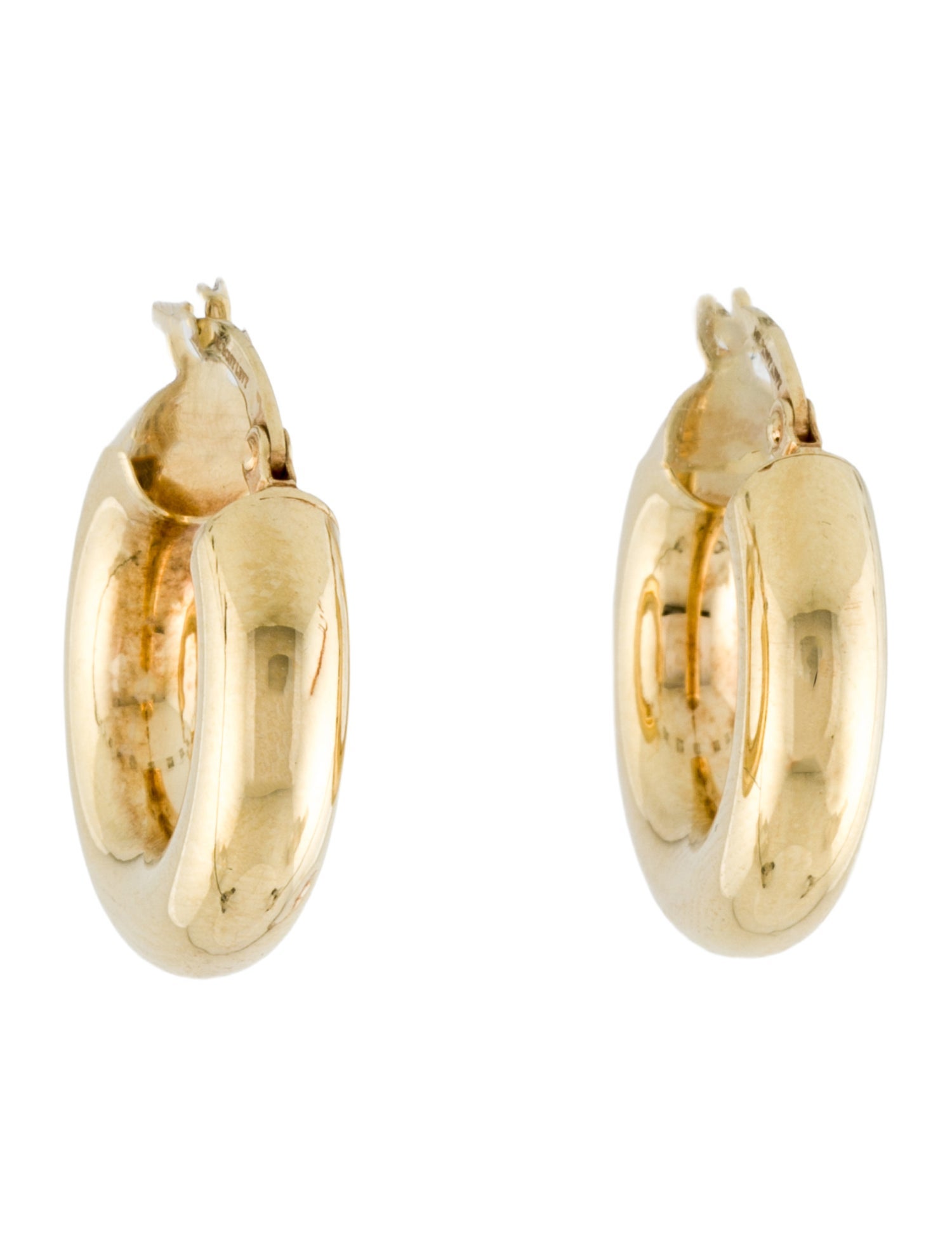 Bony Levy 14K Medium Chunky Hoop Earrings