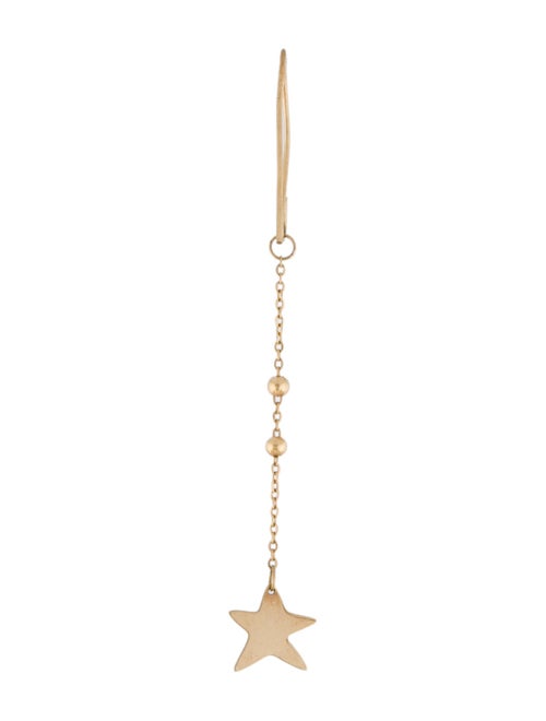 Bony Levy 14K Star Single Drop Earring