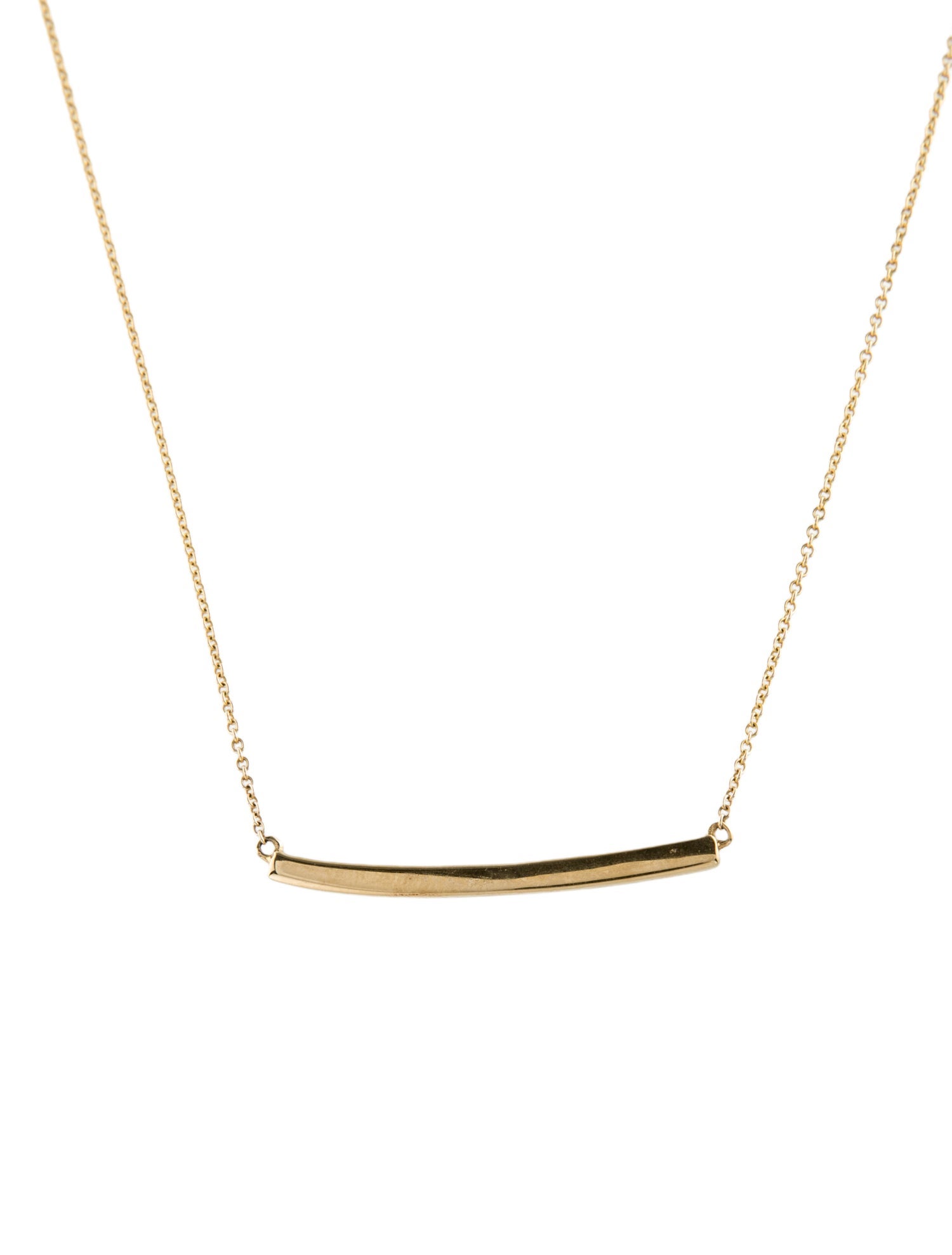 Bony Levy 14K Modern Bar Pendant Necklace