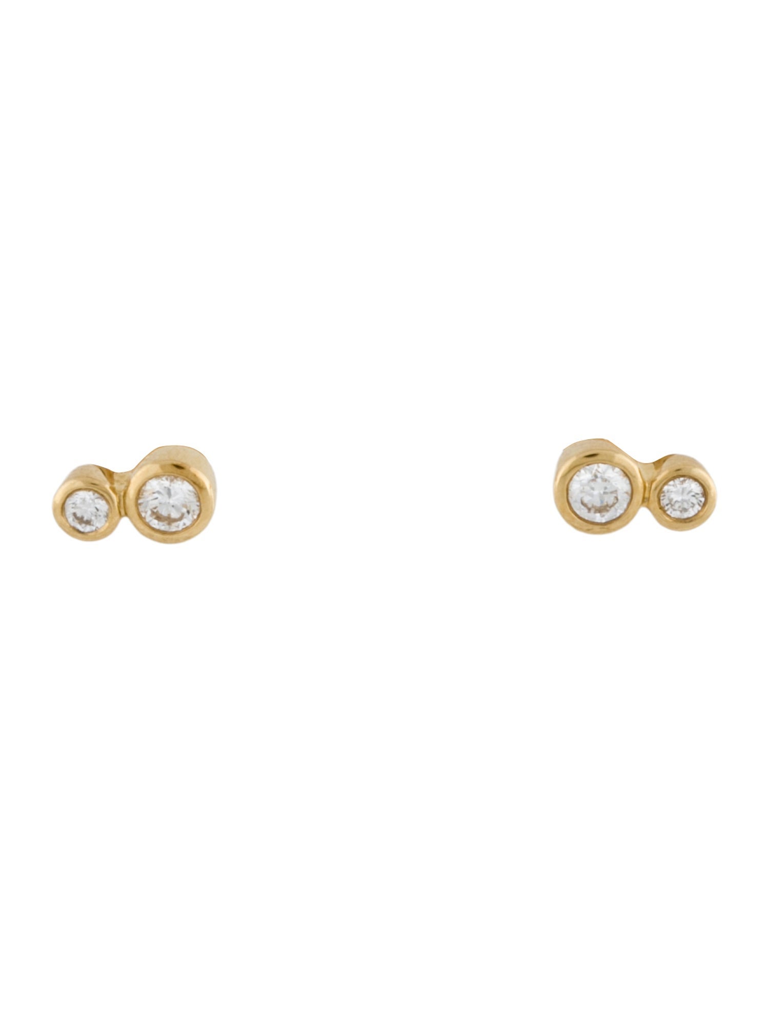 Bony Levy 18K Monaco Diamond Stud Earrings