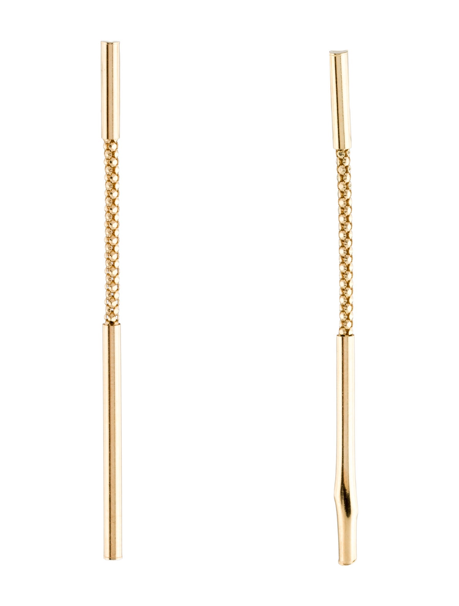 Bony Levy 14K Linear Drop Earrings