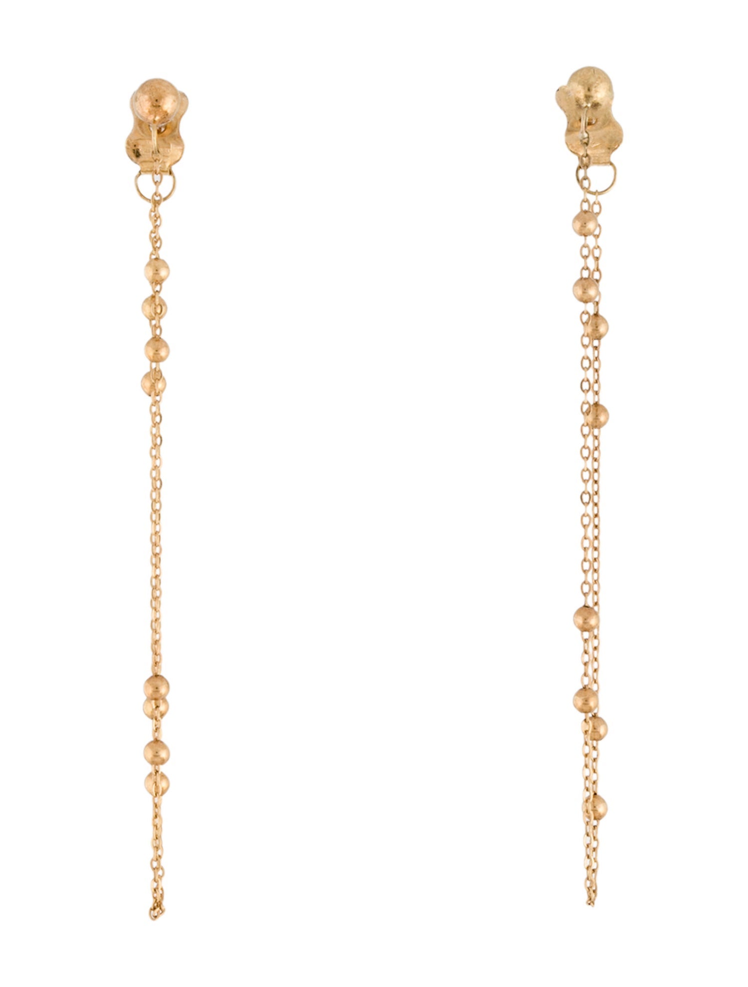 Bony Levy 14K Chain Loop Earrings