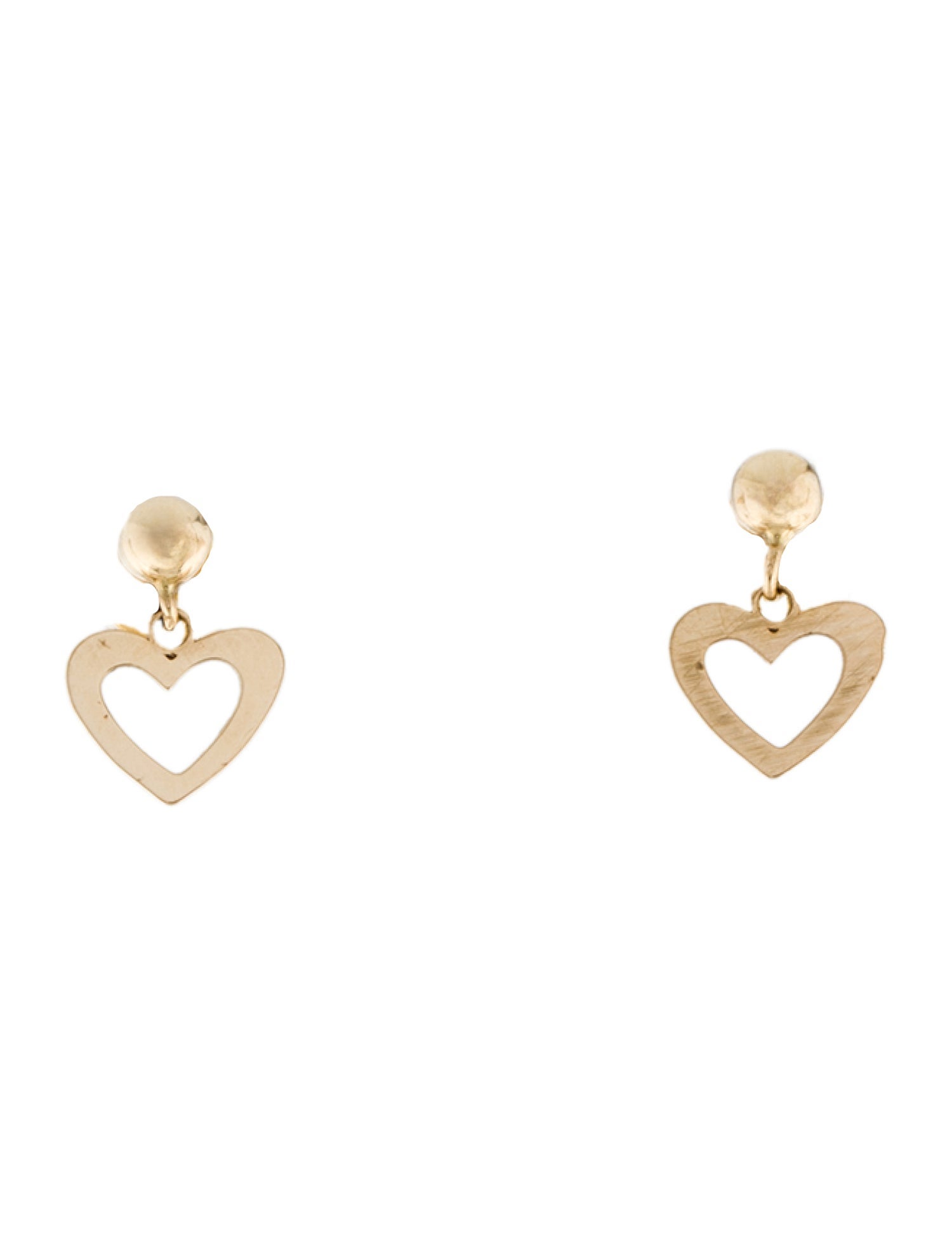 Bony Levy 14K Heart Drop Earrings