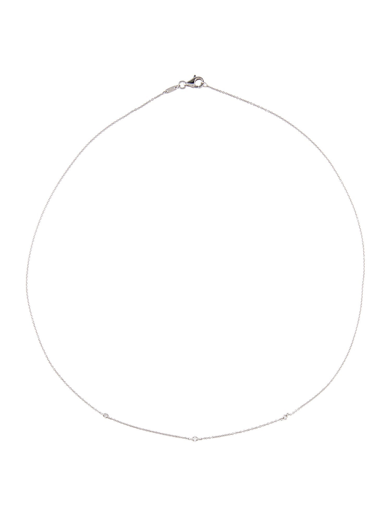 Bony Levy 18K Diamond Station Necklace