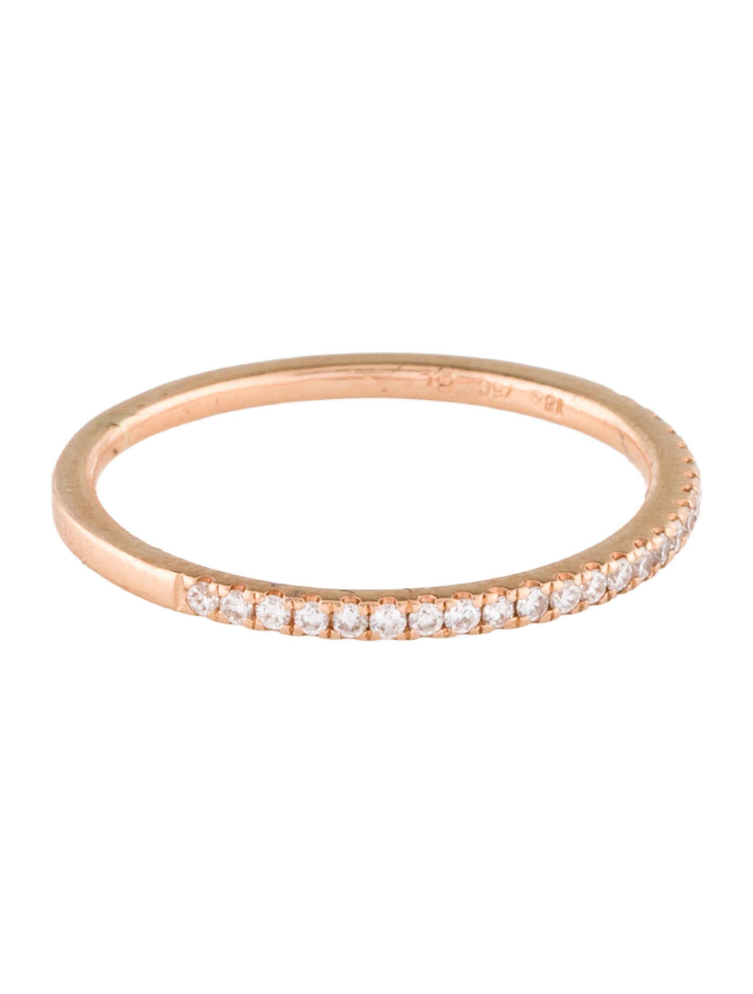 Bony Levy 18K Diamond Stacking Band