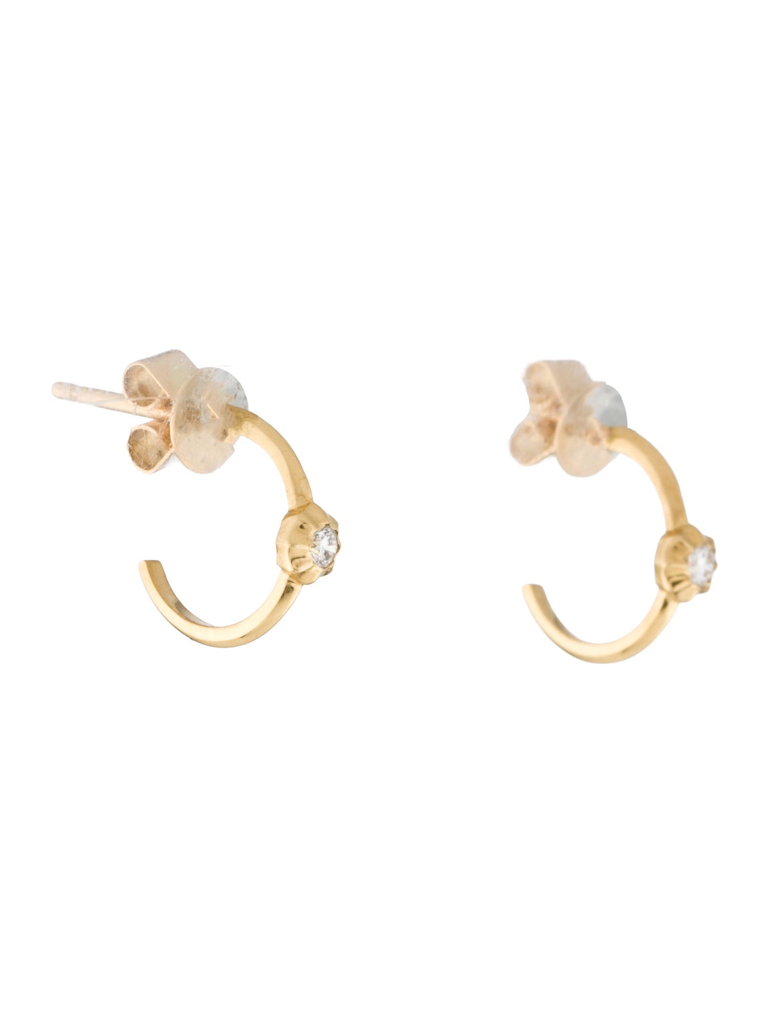 Bony Levy 18K Aviva Diamond Hoop Earrings