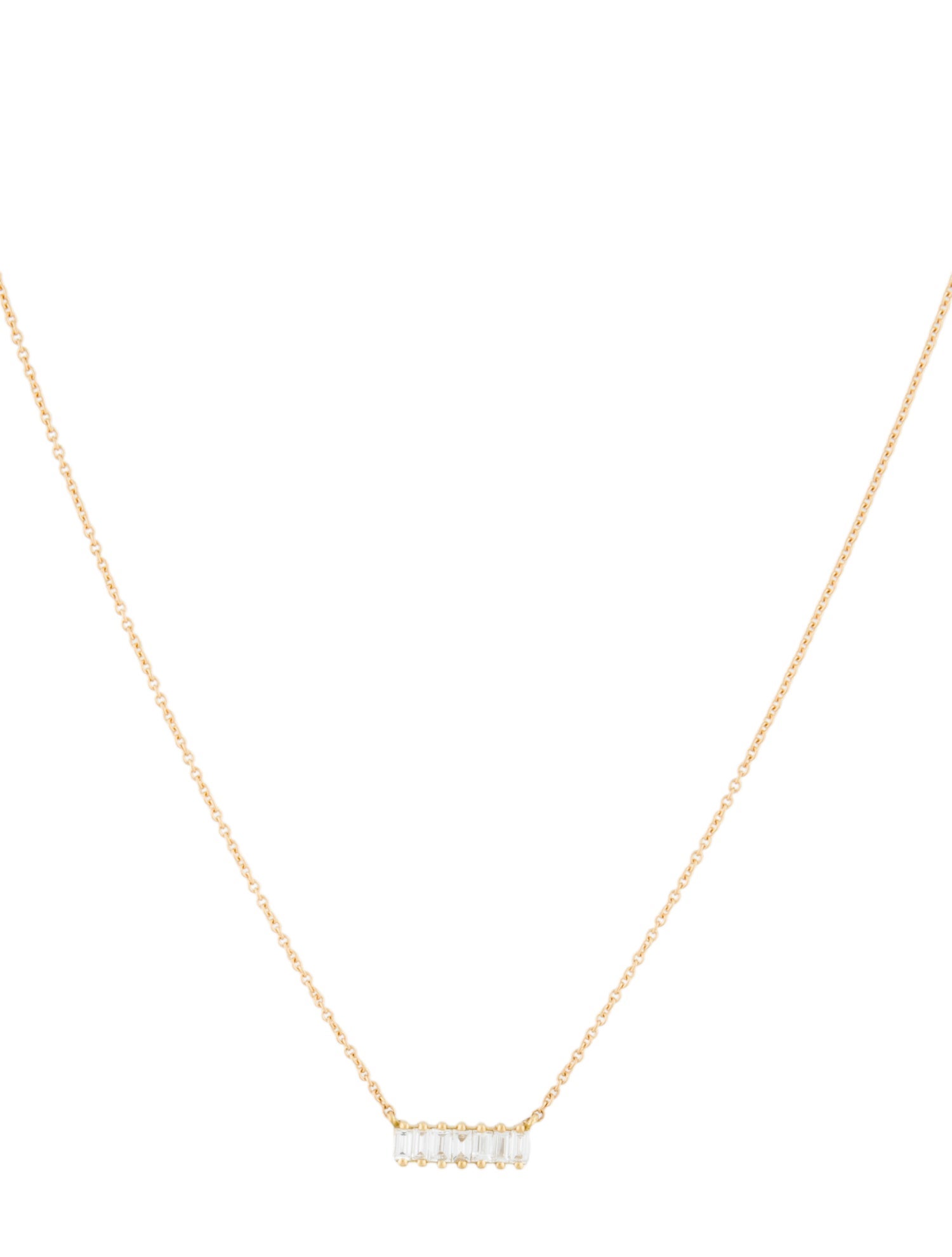 Bony Levy 18K Diamond Station Necklace
