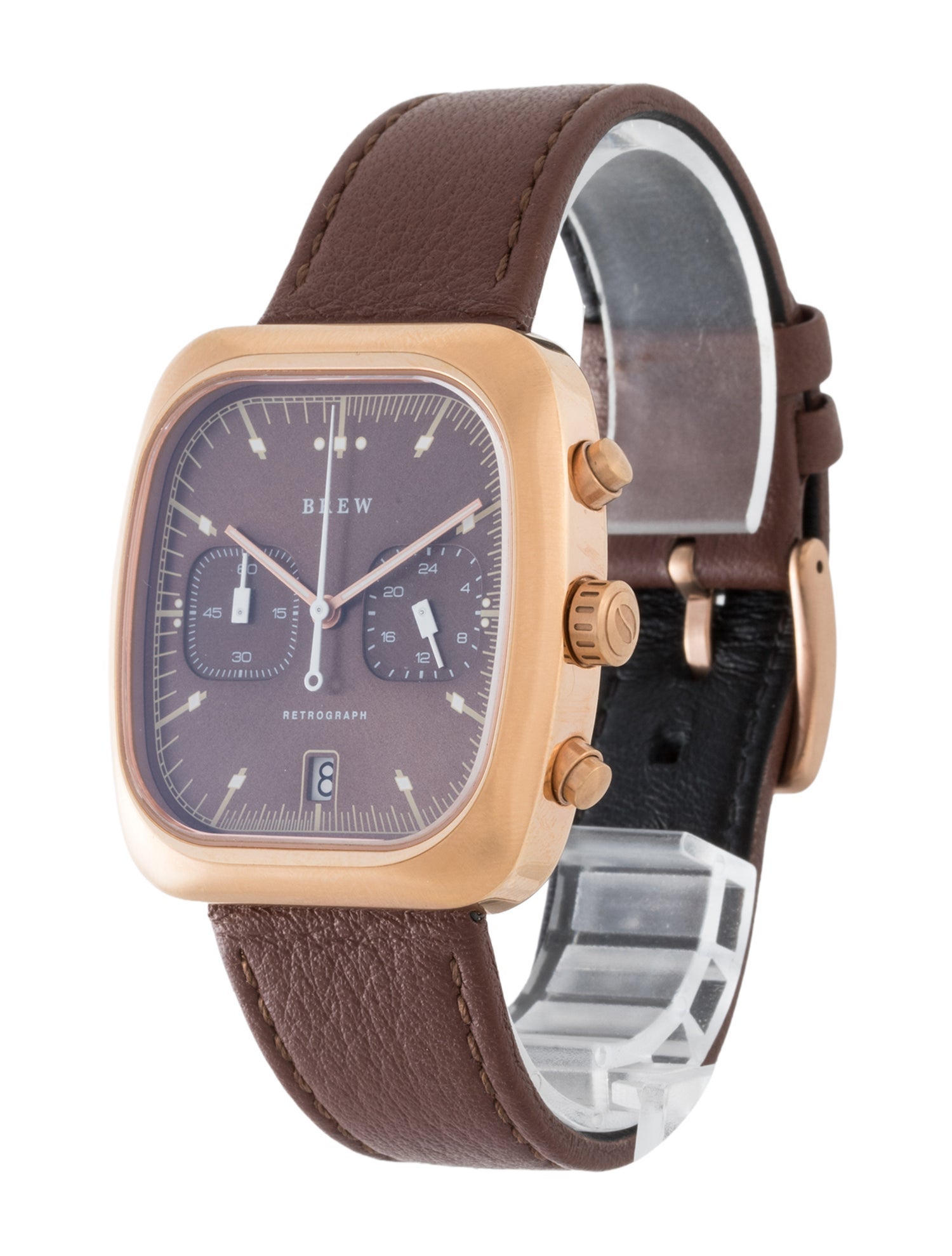 Brew Watch Co. Retrograph Espresso Watch