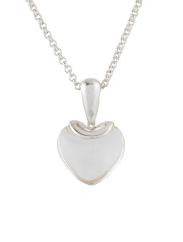 Annika Inez Pendant Necklace Quartz Heart Drop