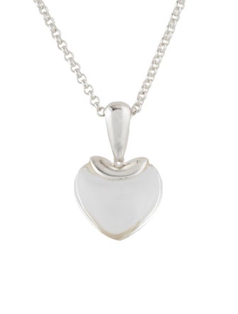 Annika Inez Quartz Heart Drop Pendant Necklace