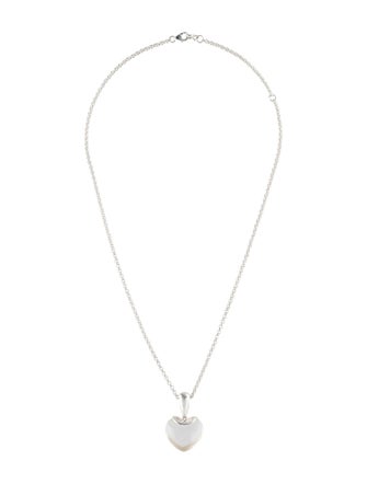 Annika Inez Quartz Heart Drop Pendant Necklace