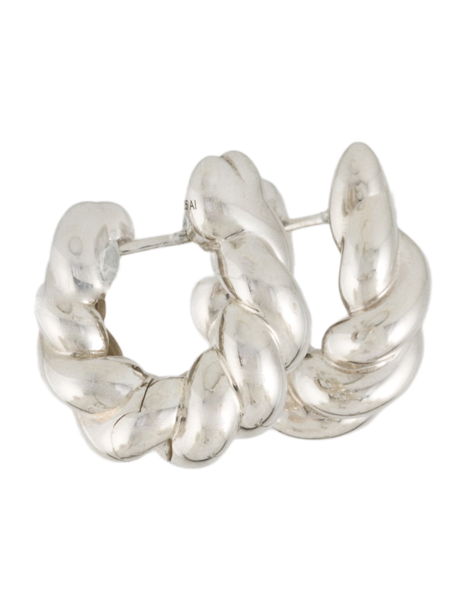 Annika Inez Large Twine Hoop Earrings