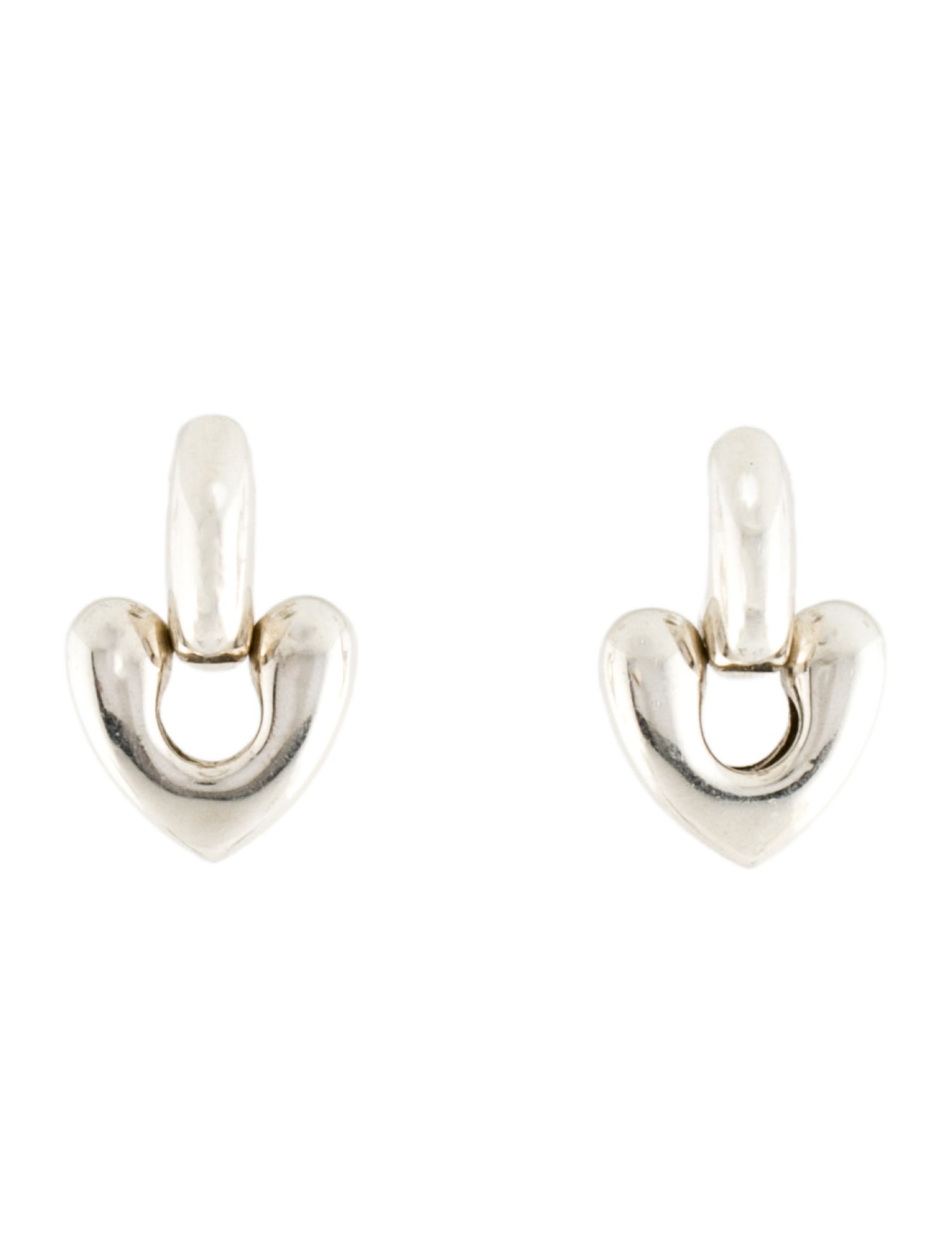Annika Inez Small Heart Drop Earrings
