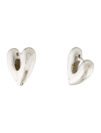 Annika Inez Small Heart Hoop Earrings