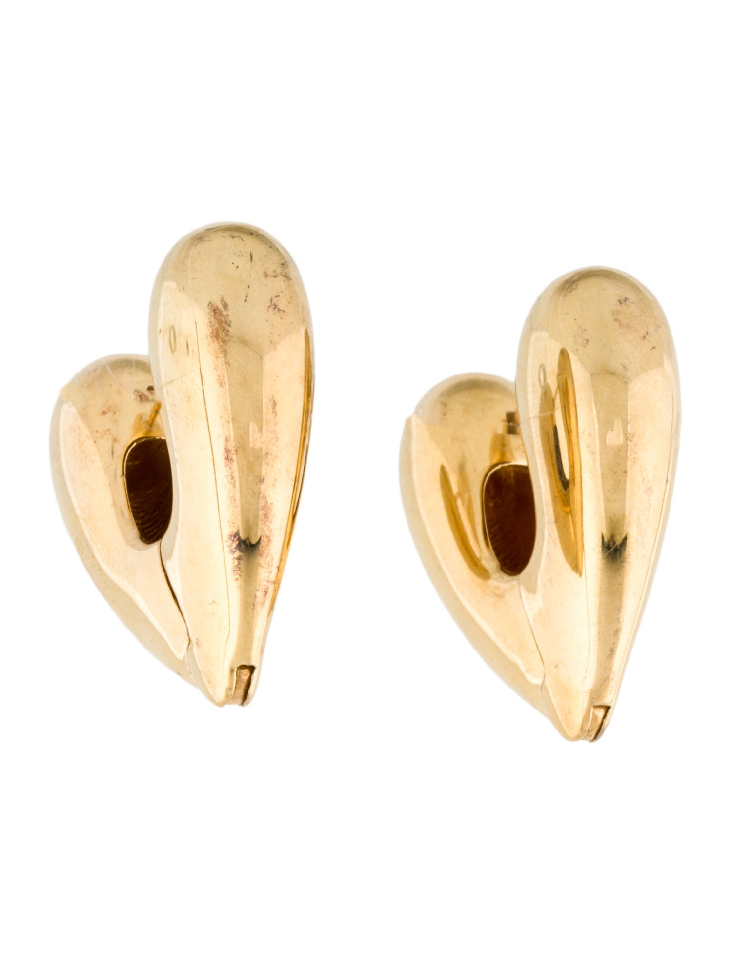 Annika Inez Heart Hoop Earrings