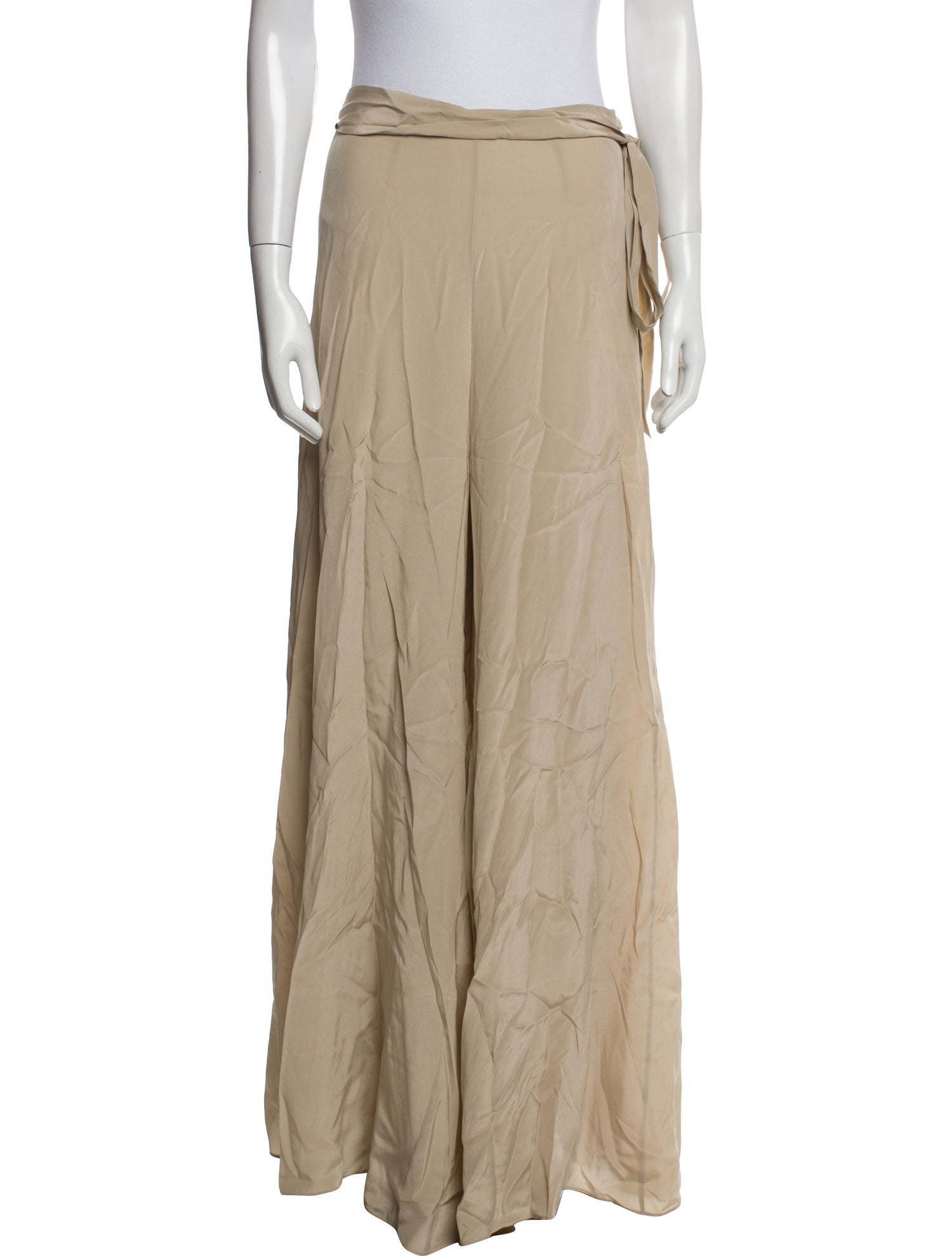 BY. Bonnie Young Silk Wide Leg Pants