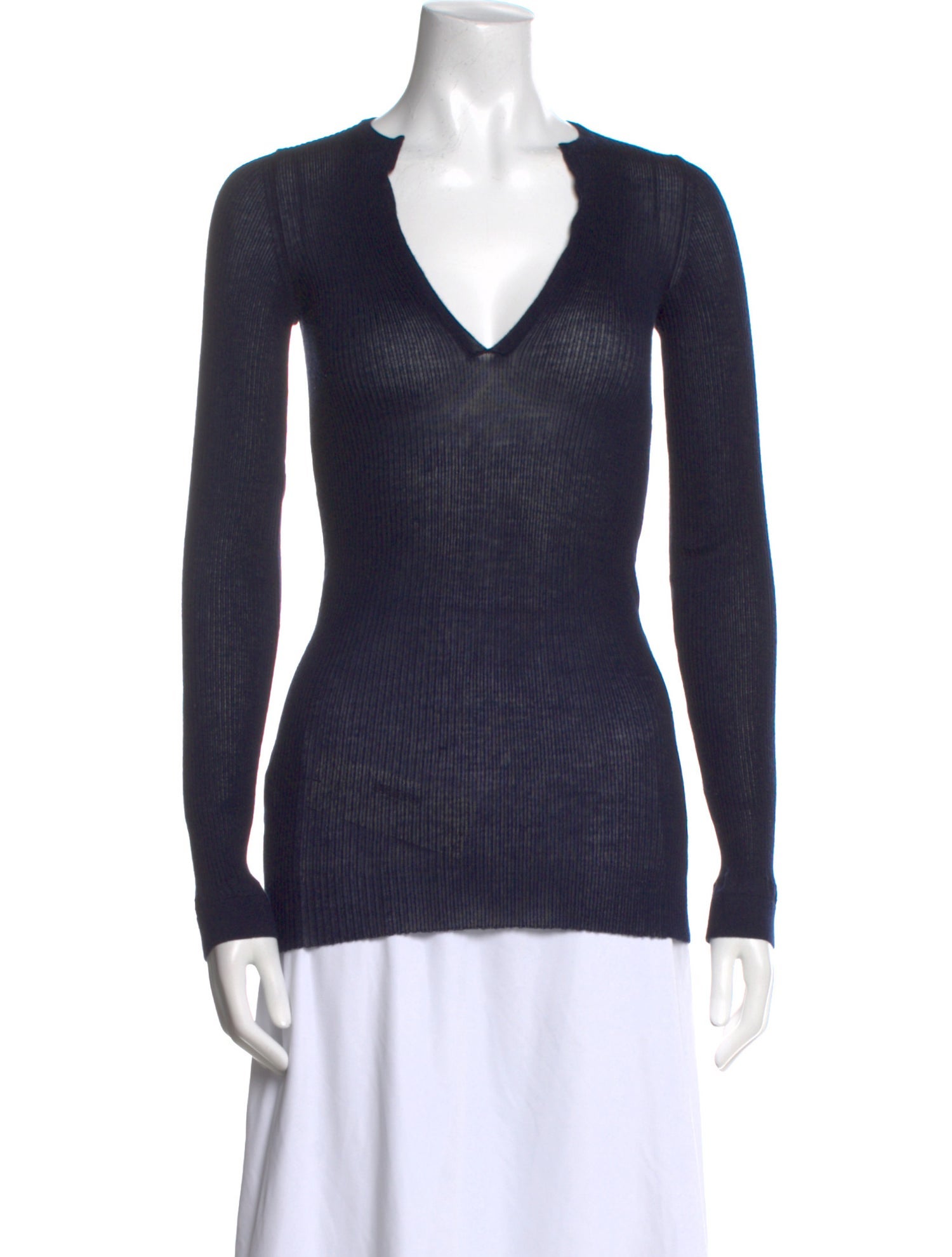 BY. Bonnie Young Cashmere V-Neck Top