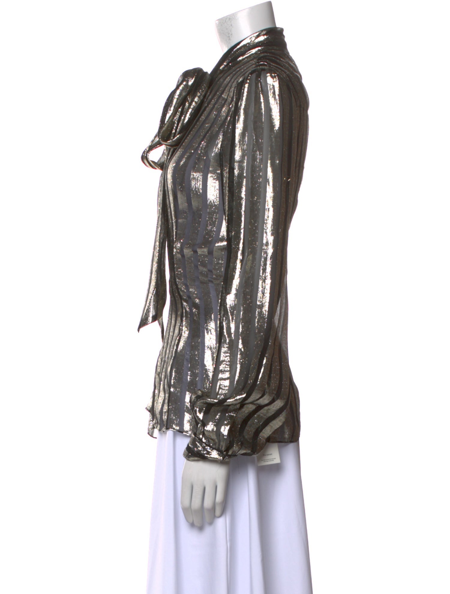 BY. Bonnie Young Mock Neck Long Sleeve Blouse