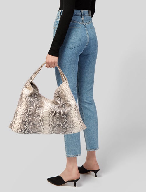 Byron New York Python Tote Bag