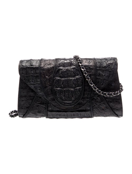 Byron New York Ostrich Shoulder Bag