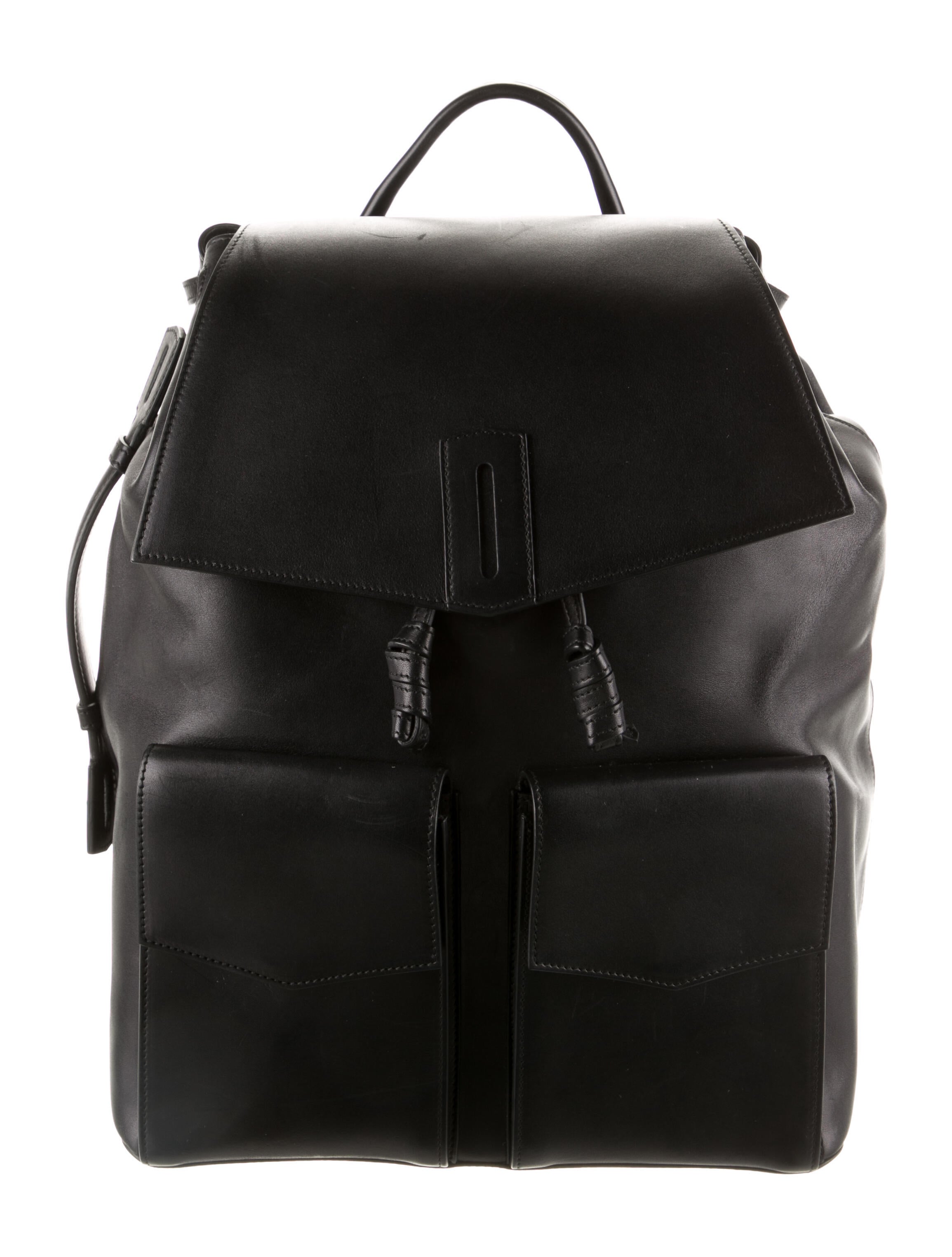 AllSaints Leather Backpack Black Backpacks, Handbags WAQ69780 The