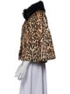 Byteso Fur Animal Print Jacket