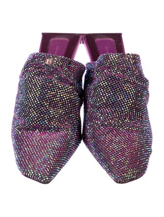 Benedetta Bruzziches Crystal Crystal Embellishments Mules
