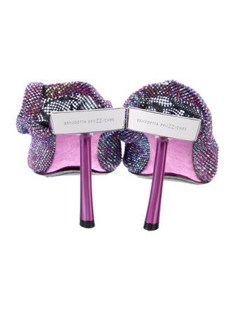 Benedetta Bruzziches Crystal Crystal Embellishments Mules