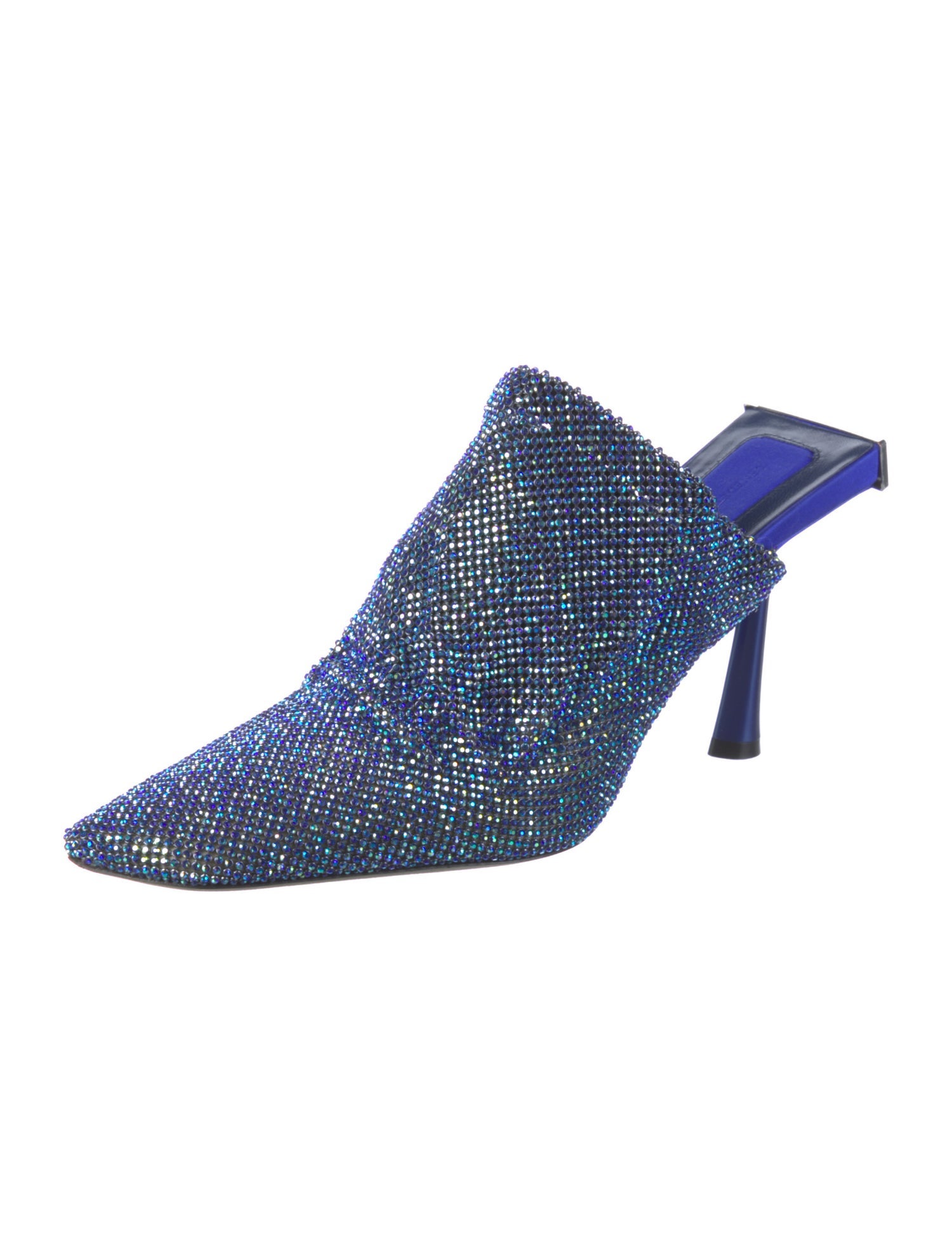 Benedetta Bruzziches Crystal Embellishments Mules