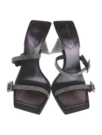 Benedetta Bruzziches Leather Printed Slides