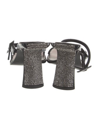 Benedetta Bruzziches Leather Printed Slides