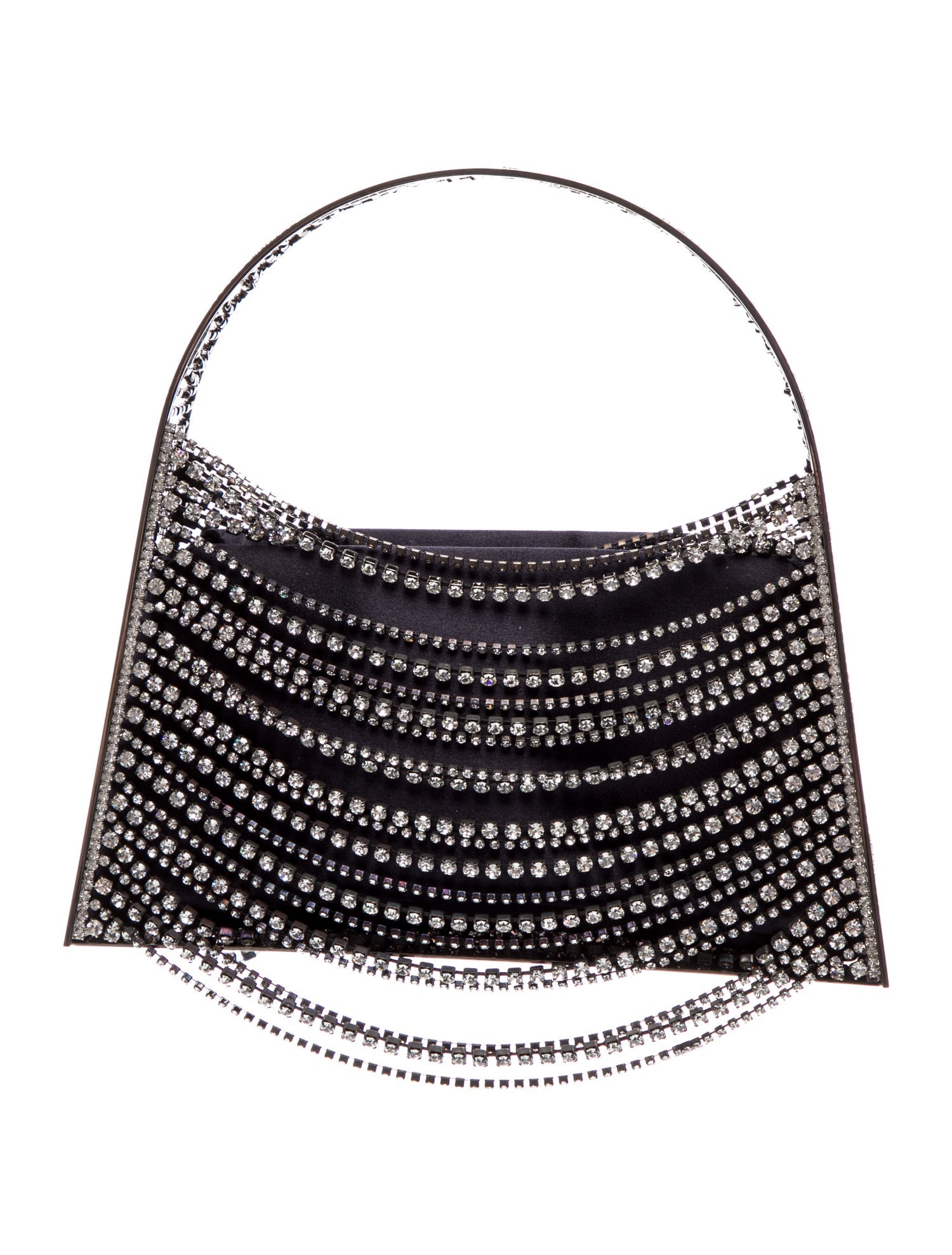 Benedetta Bruzziches Satin Top Handle Bag w/ Tags