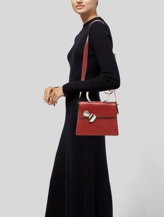 Benedetta Bruzziches Leather Top Handle Bag