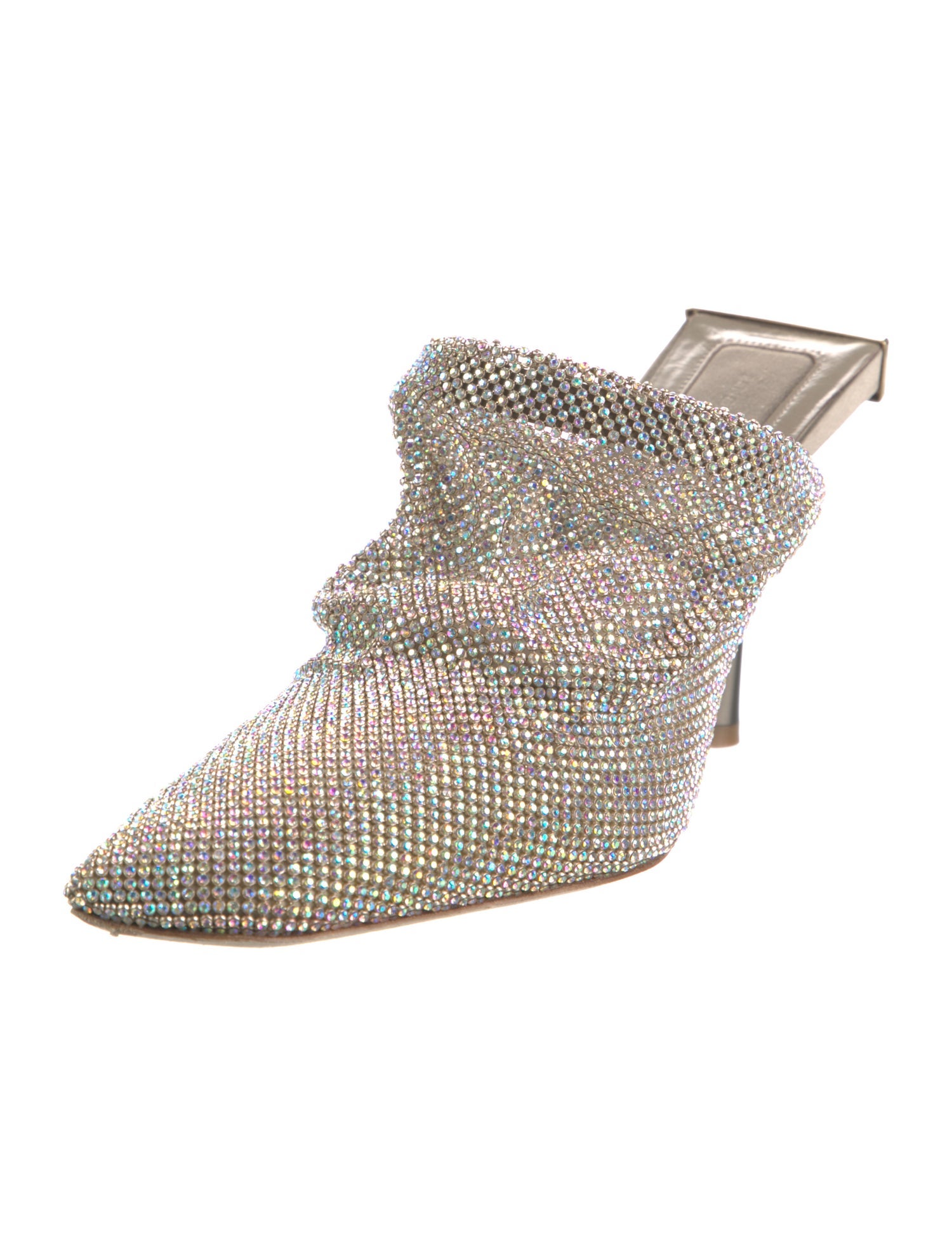 Benedetta Bruzziches Crystal Crystal Embellishments Mules