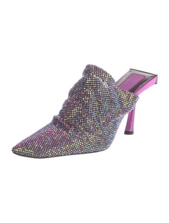 Benedetta Bruzziches Crystal Crystal Embellishments Mules