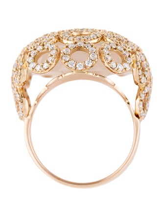 Carla Amorim 18K Chalcedony & Diamond Salt Flower Cocktail Ring