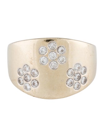 Carelle 18K Diamond Cigar Band