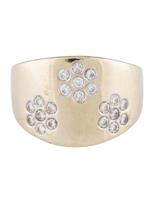 Carelle 18K Diamond Cigar Band