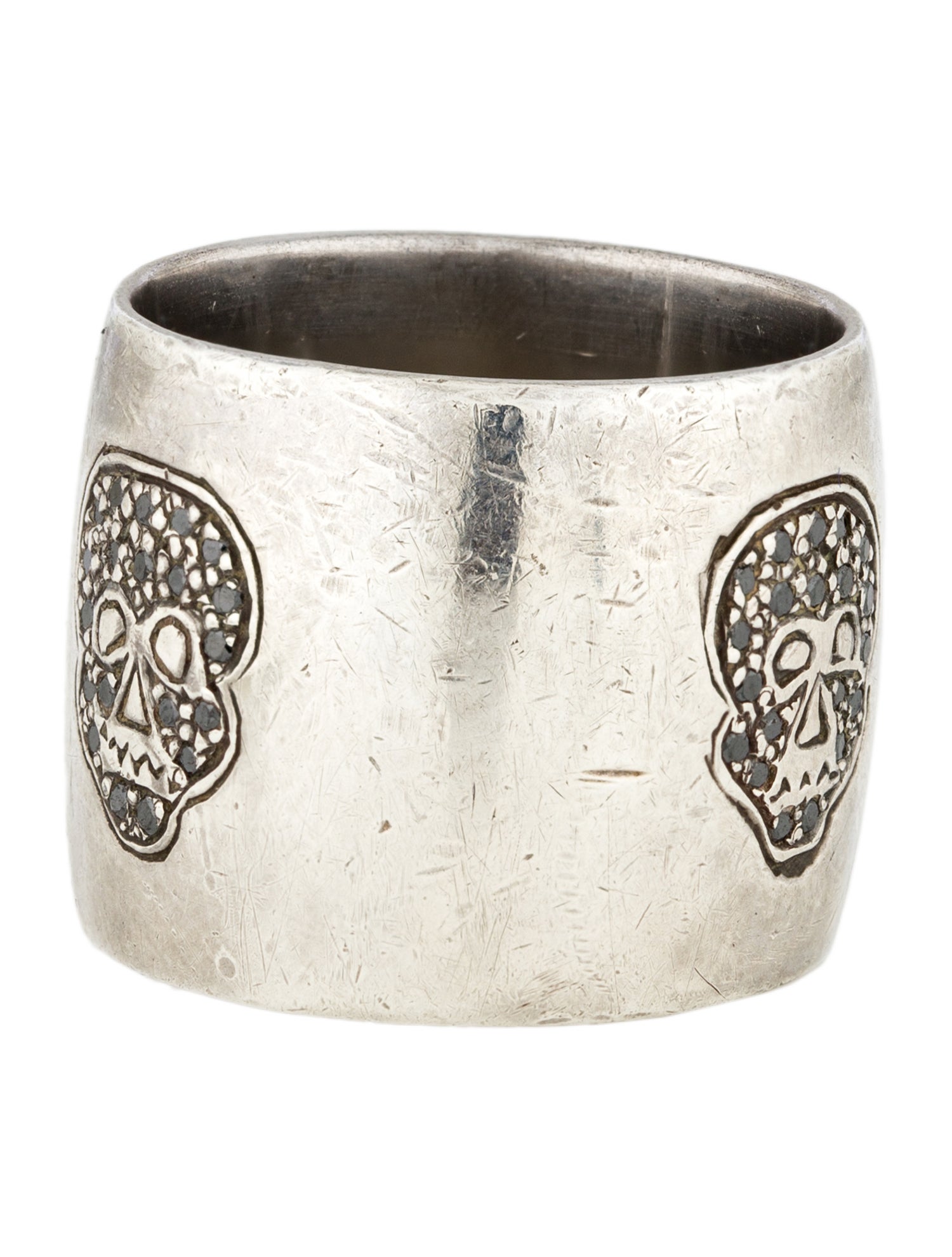 Catherine Angiel Diamond Thick Skull Band