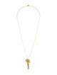 Carolina Bucci 18K Ruby, Sapphire & Diamond Sunshine Key Pendant Necklace