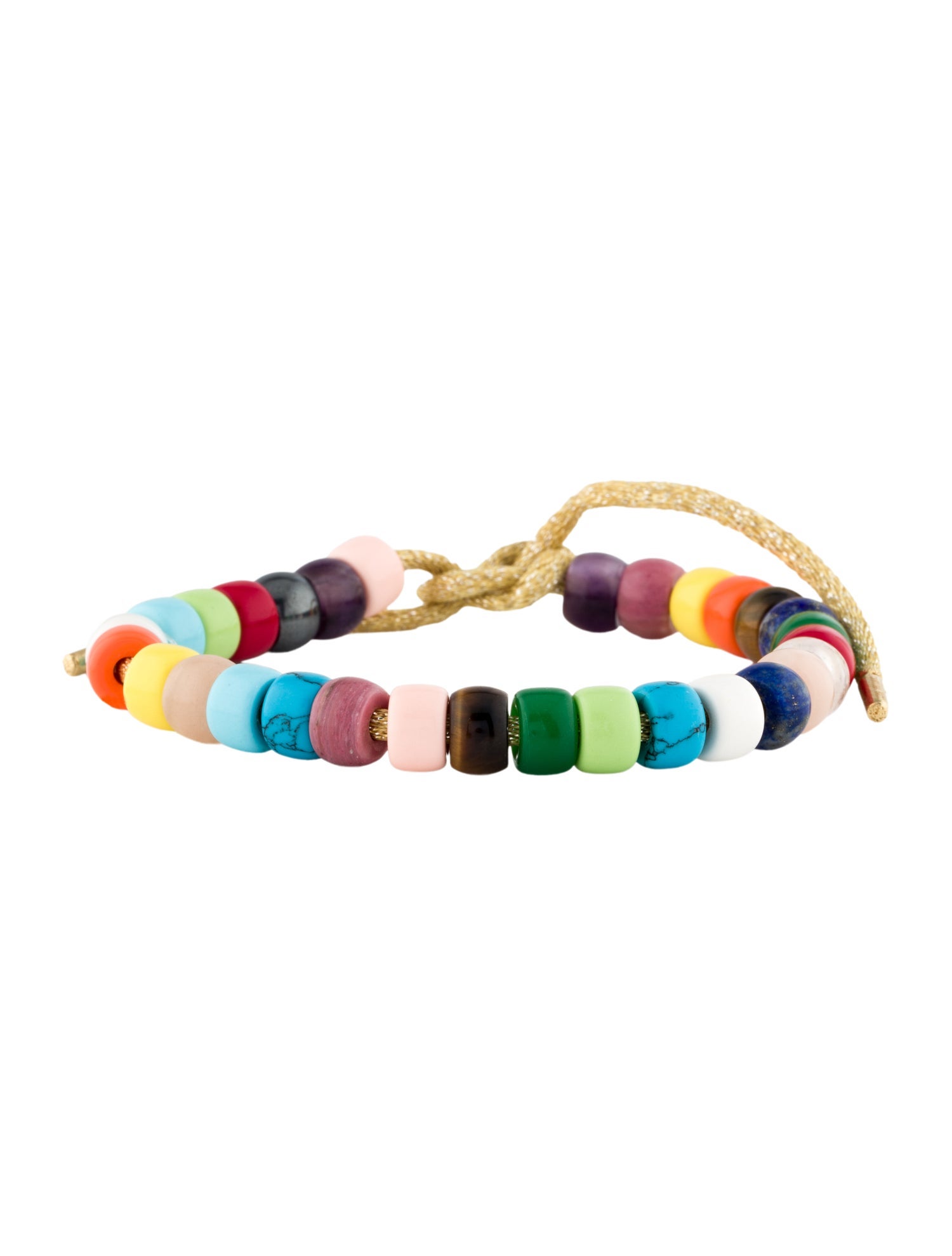 Carolina Bucci 18K Multistone Forte Rainbow Bead Bracelet