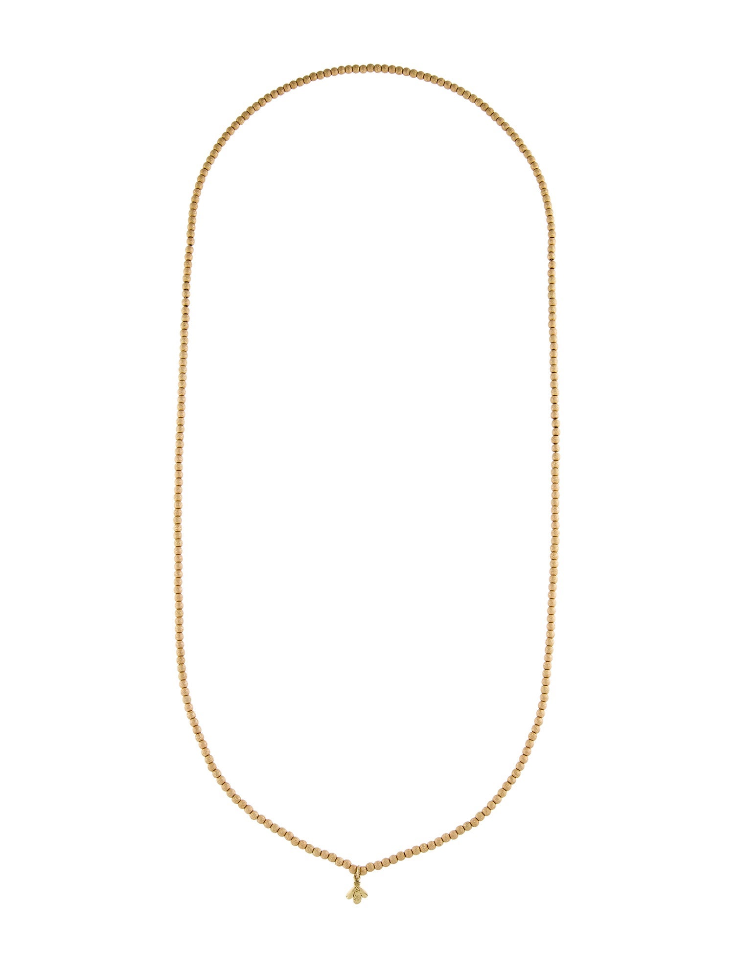 Carolina Bucci 18K Florentine Finish Long Beaded Necklace