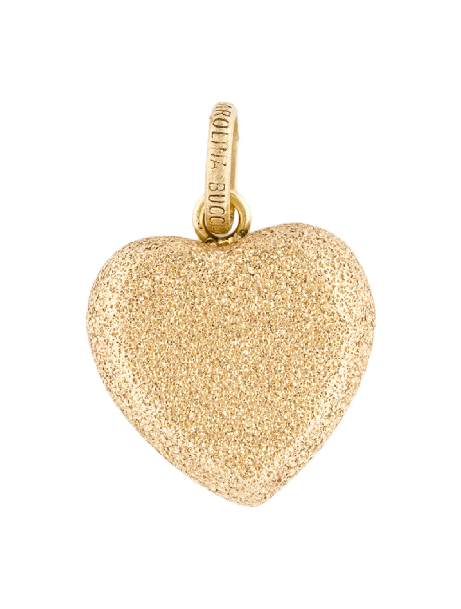 Carolina Bucci 18K Small Florentine Cuore Pendant