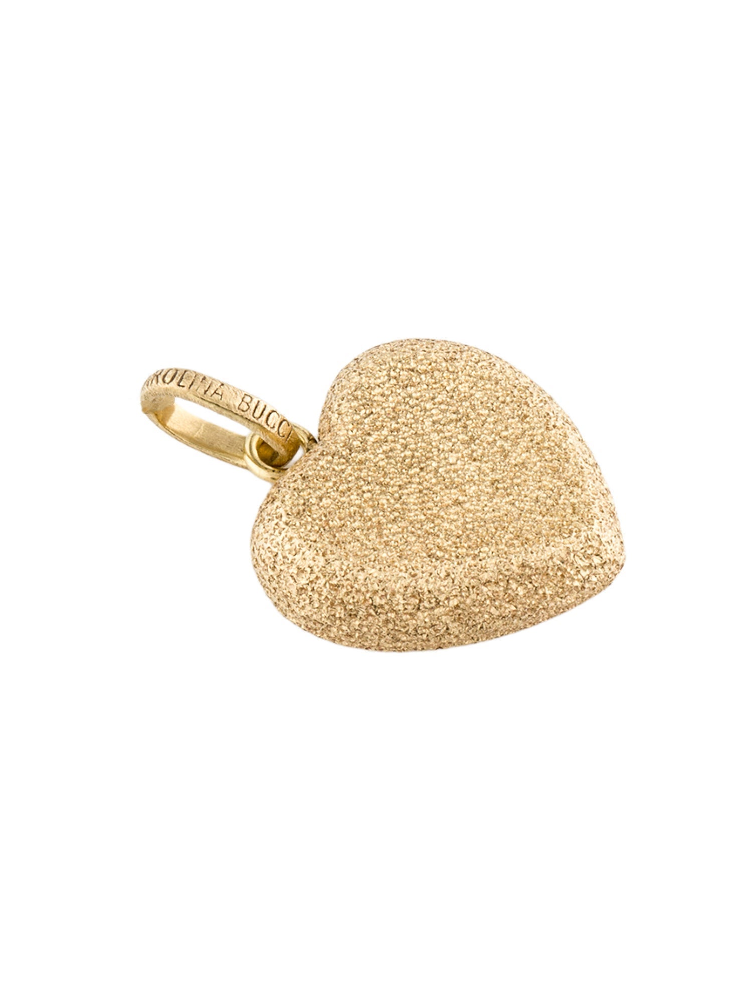 Carolina Bucci 18K Small Florentine Cuore Pendant